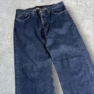 Perry Ellis Jeans Mens Blue‎ Straight Leg Size 34/30